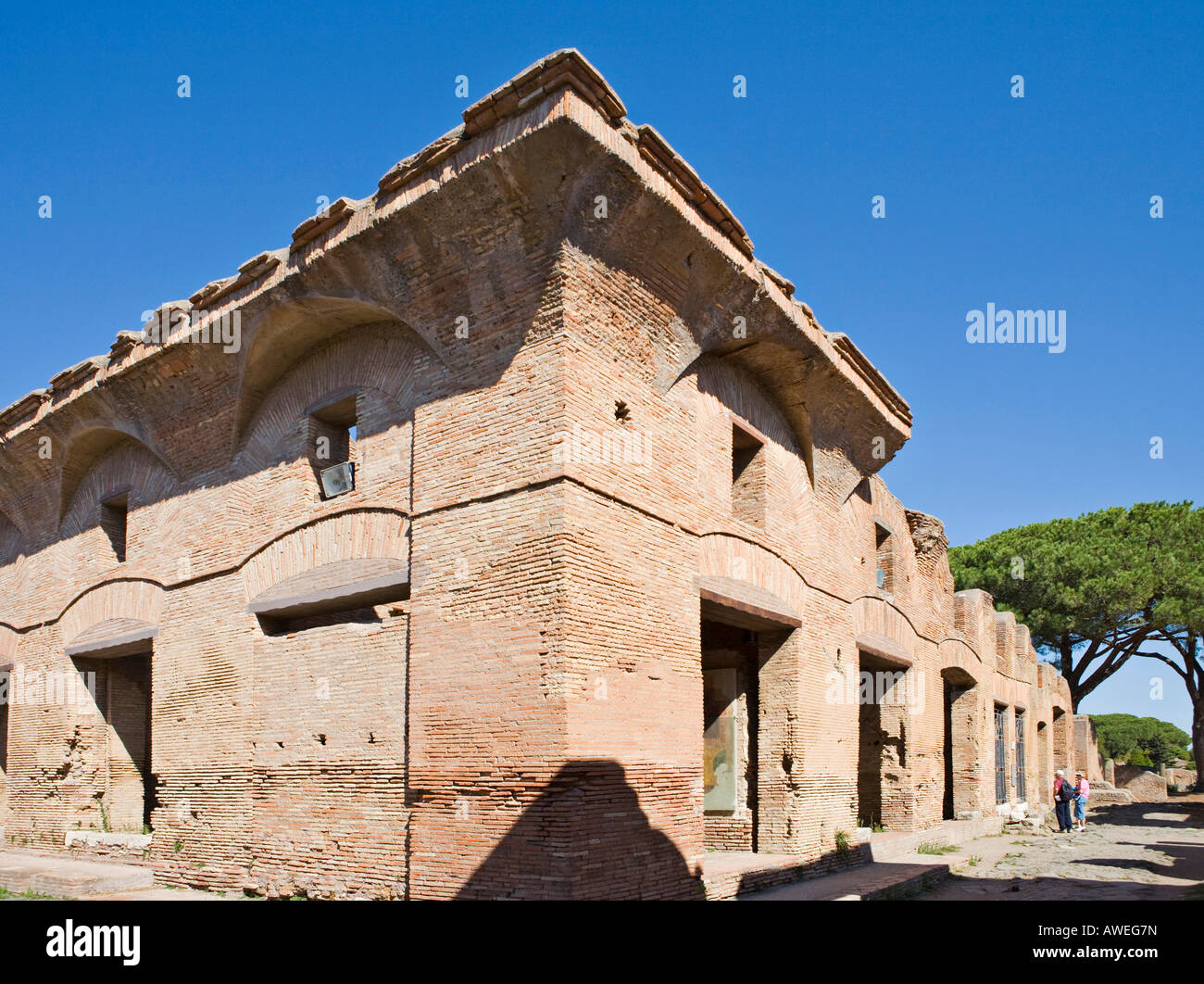 Casa di Diana, multistory house at Ostia Antica archaeological site