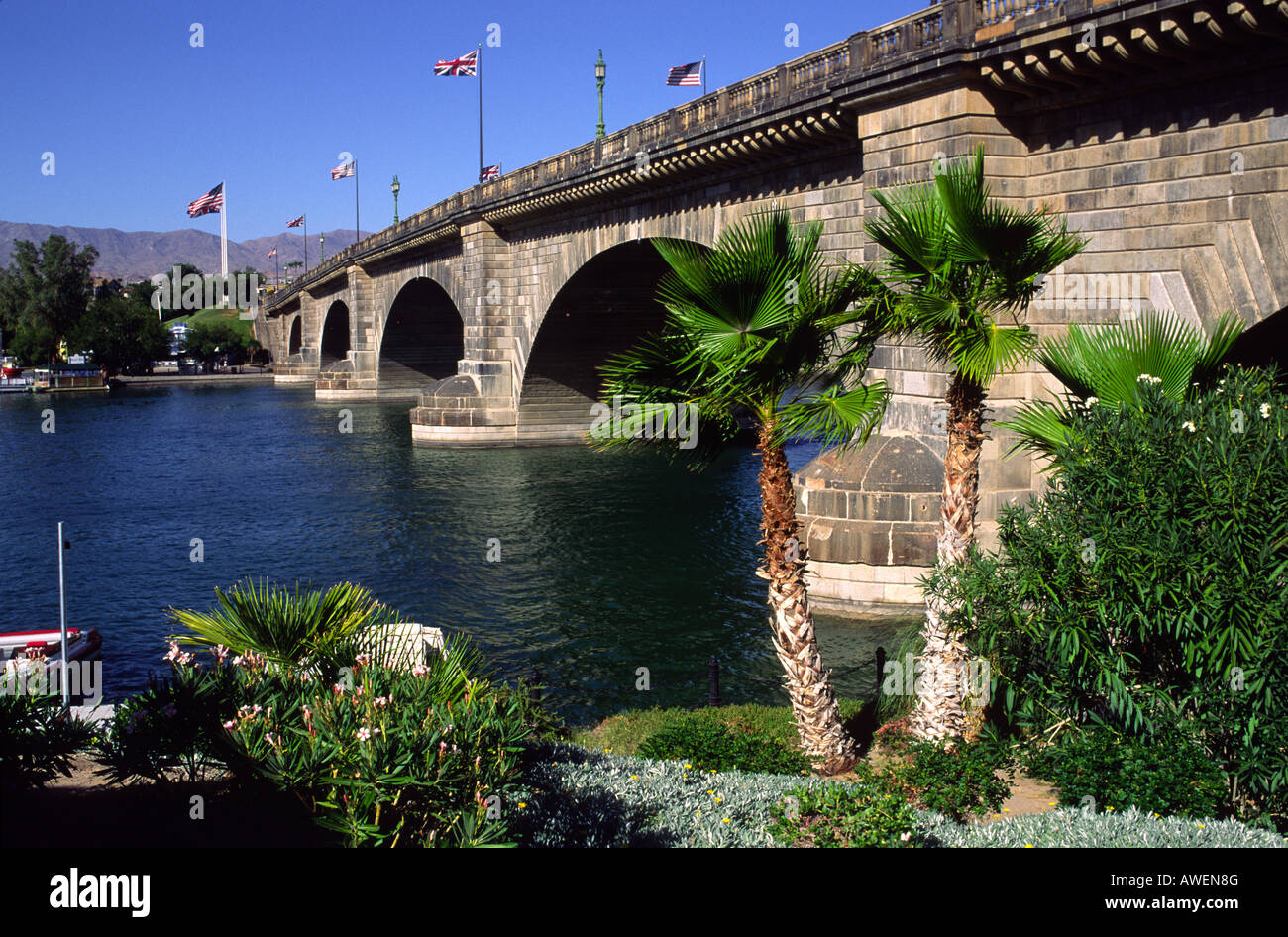 Lake Havasu Arizona Map City Lake London Bridge Area