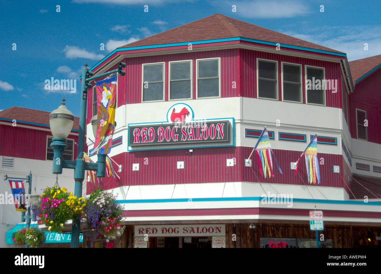 Photo of the Red Dog Saloon in Juneau, Alaska, USA Stock Photo Alamy