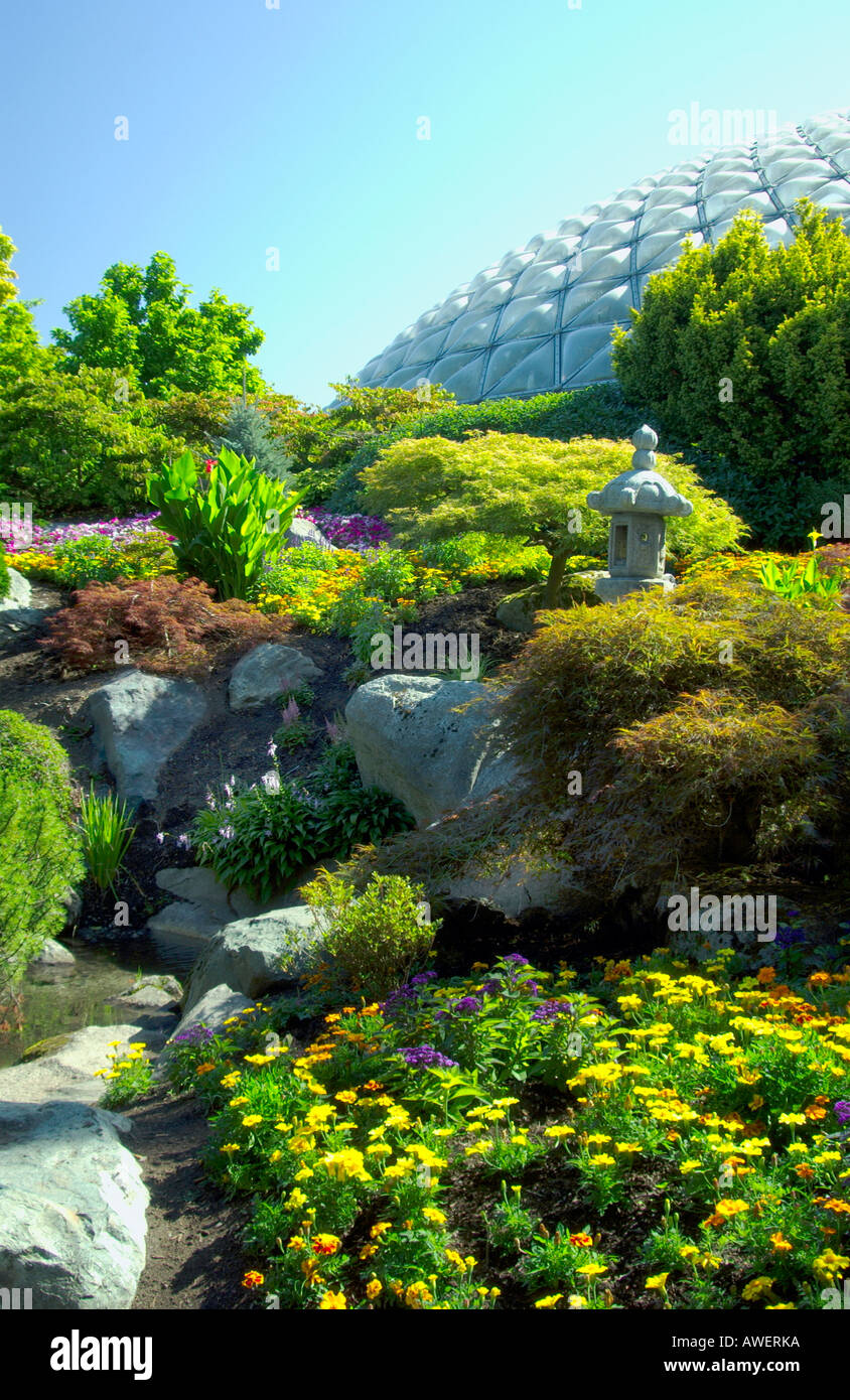 Formal botanical gardens at Queen Elizabeth Park in downtown Vancouver