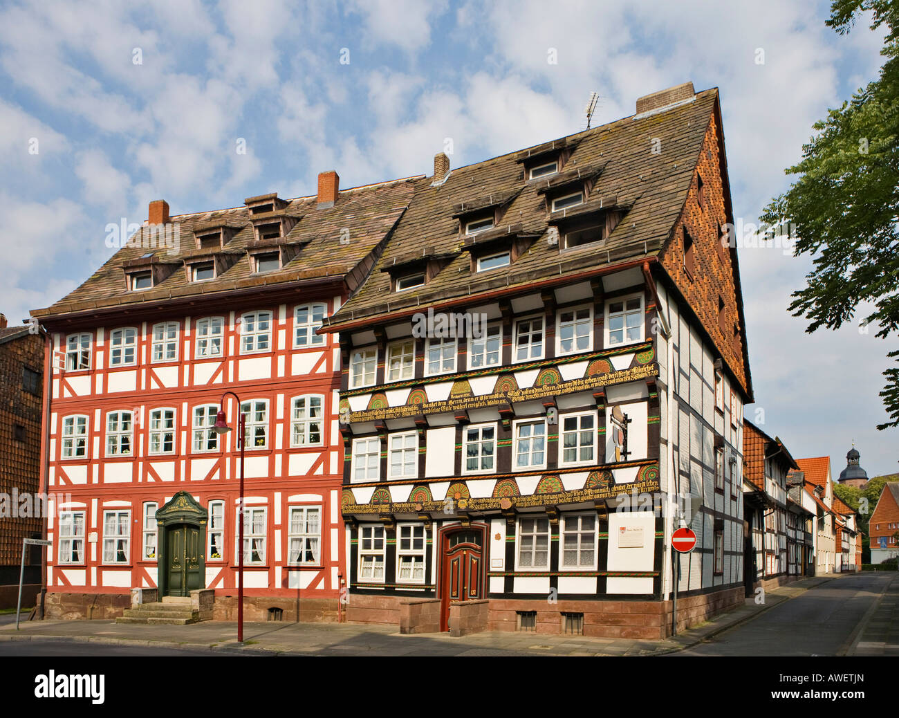 Renaissance townhouse built 1611 (ight) and Rococo townhouse built 1769 ...