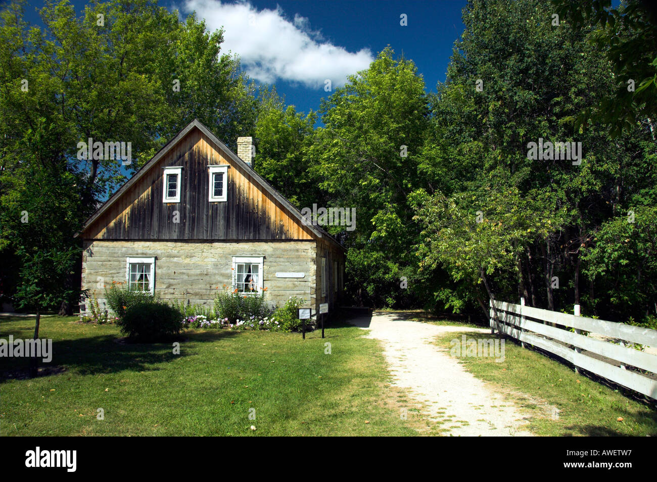 The historic Hochfeld House at The Mennonite Heritage Village in