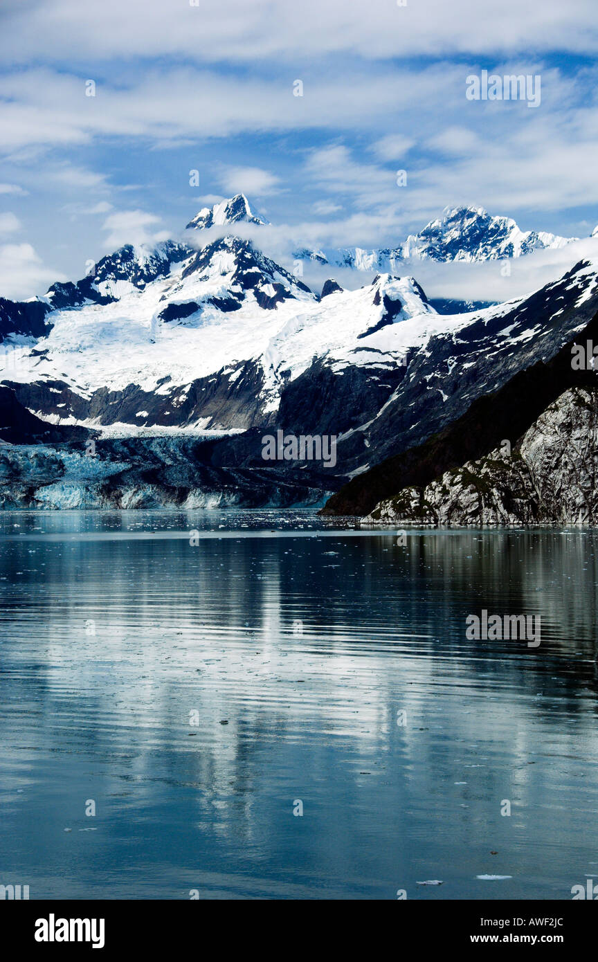 Mount Orville and Mount Wilbur above The John Hopkins Glacier in ...