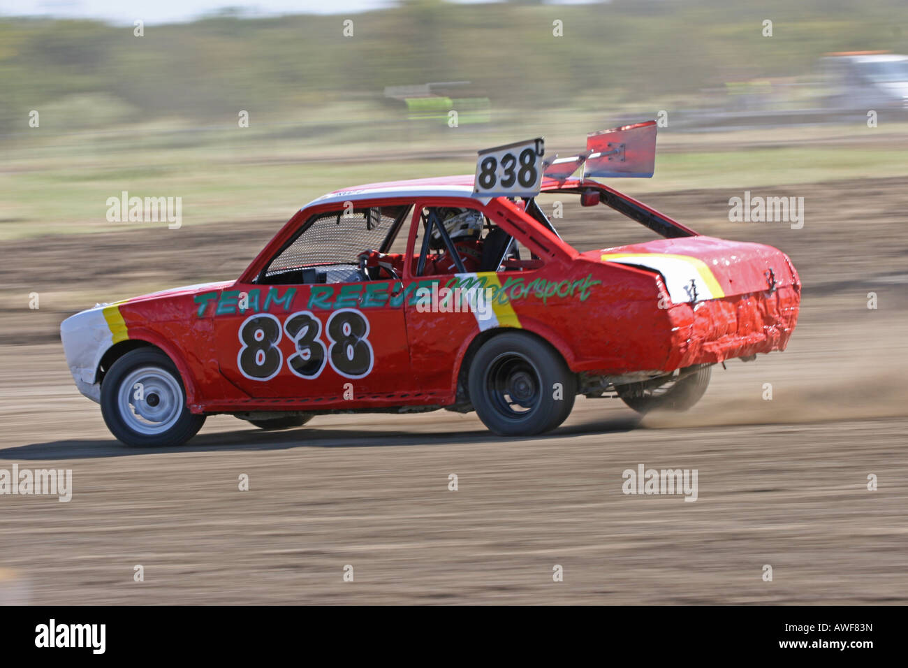 Autograss banger racing Stock Photo - Alamy
