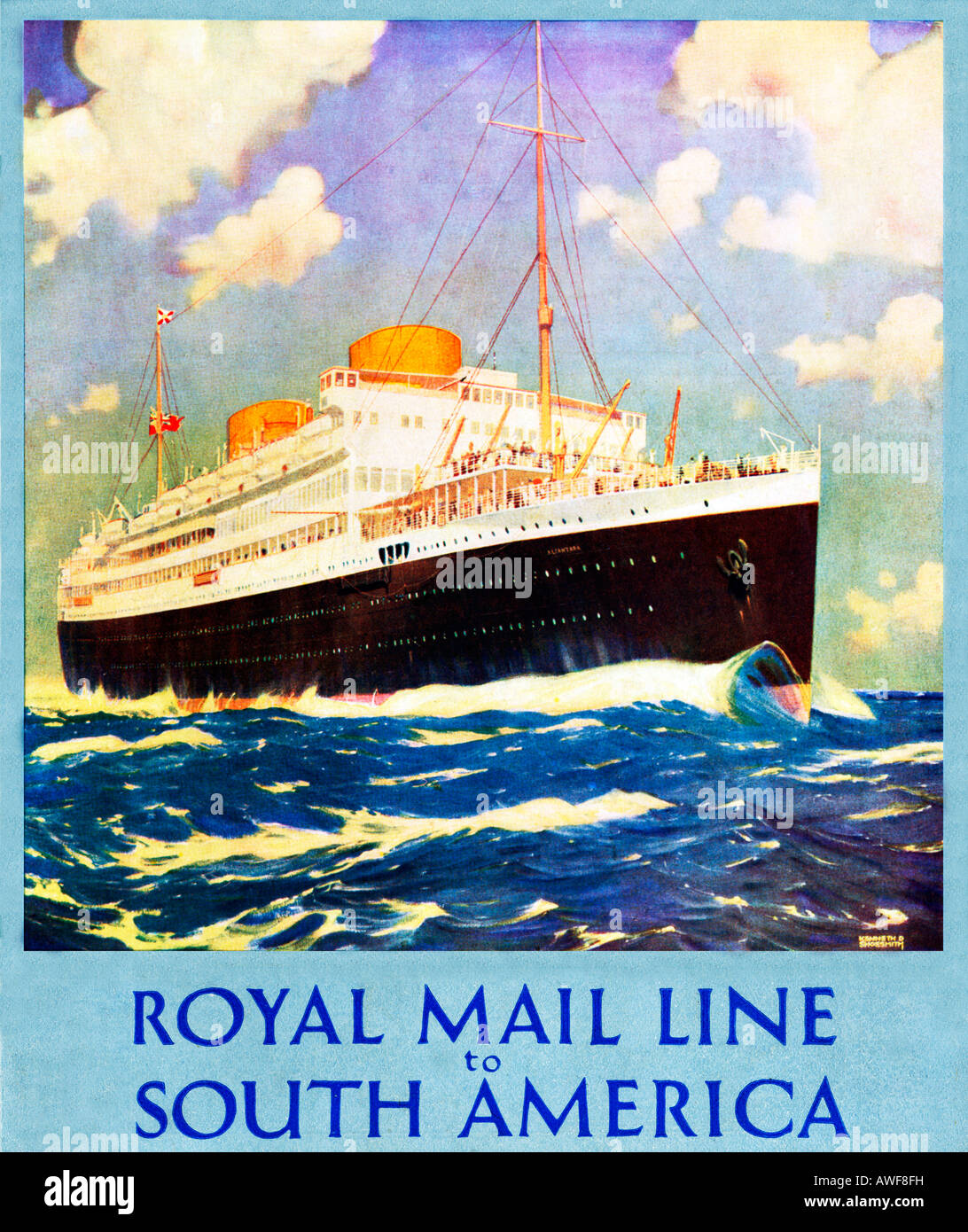 Photo B.003170 SS AMAZON 1906 ROYAL MAIL LINE PAQUEBOT OCEAN LINER 