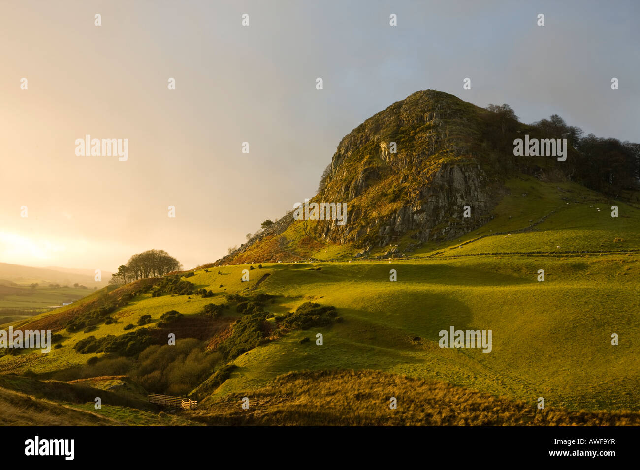 Loudoun HIll, a volcanic plug, in Ayrshire, Scotland, The site of several important historical