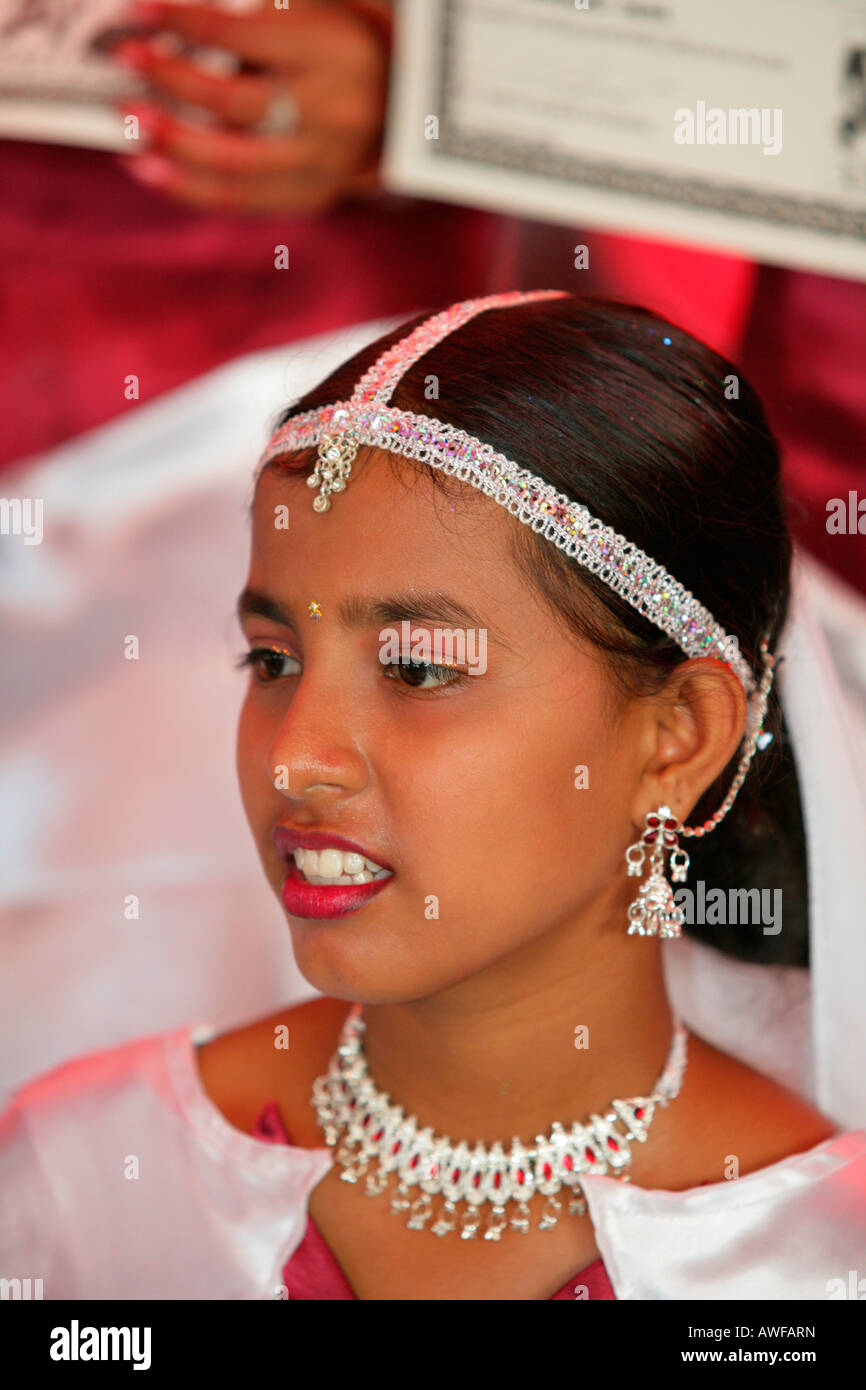 Portrait Of A Girl Of Indian Ethnicity At A Hindu Festival In portrait-of-a-girl-of-indian-ethnicity-at-a-hindu-festival-in