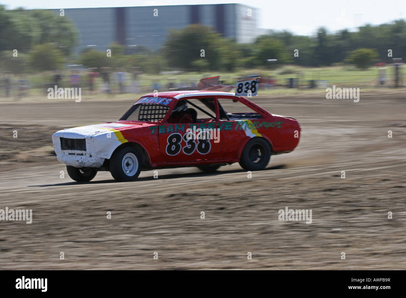 Autograss banger racing Stock Photo - Alamy
