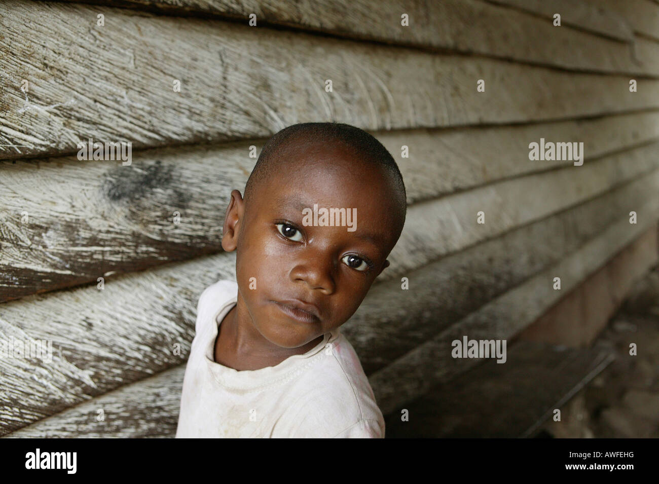 Boy, Cameroon, Africa Stock Photo