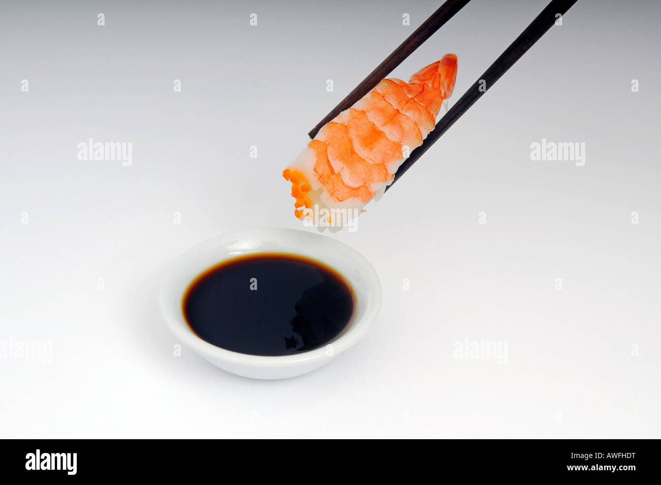 Sushi and soy sauce Stock Photo Alamy