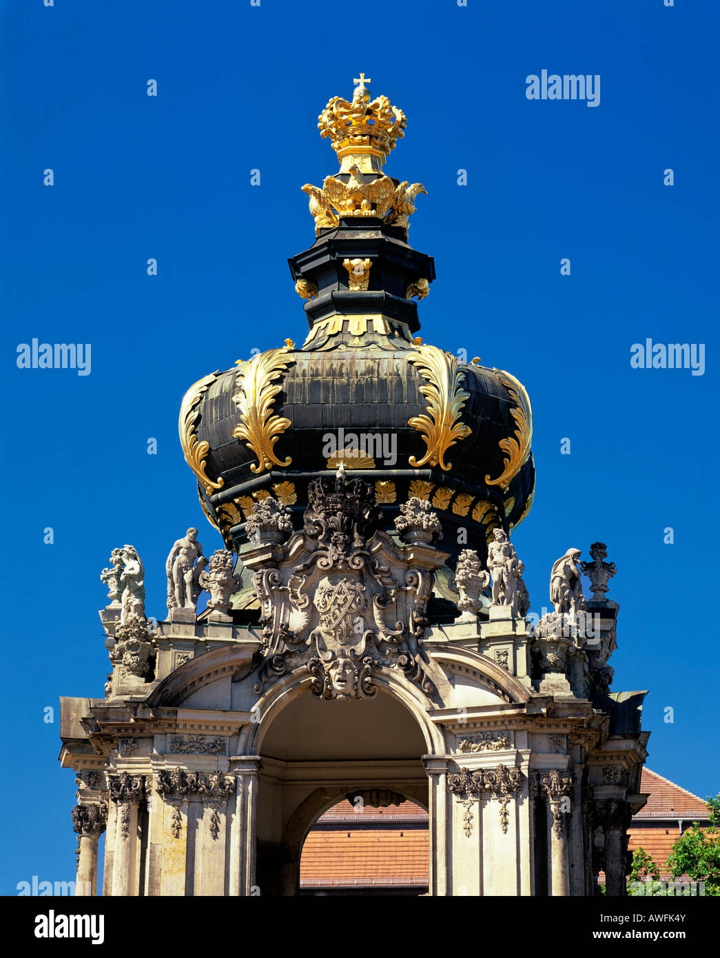 Zwinger Palace, Dresden, Saxony, Germany, Europe Stock Photo