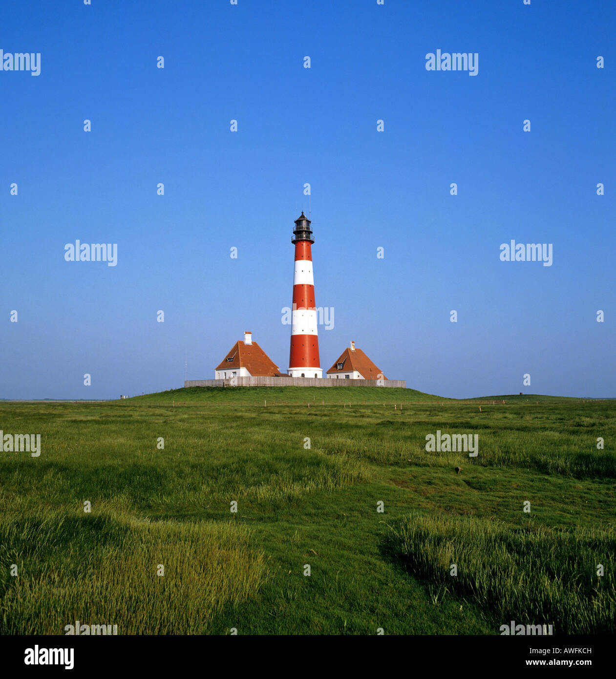 Westerheversand Lighthouse, Westerhever, Eiderstedt Peninsula ...