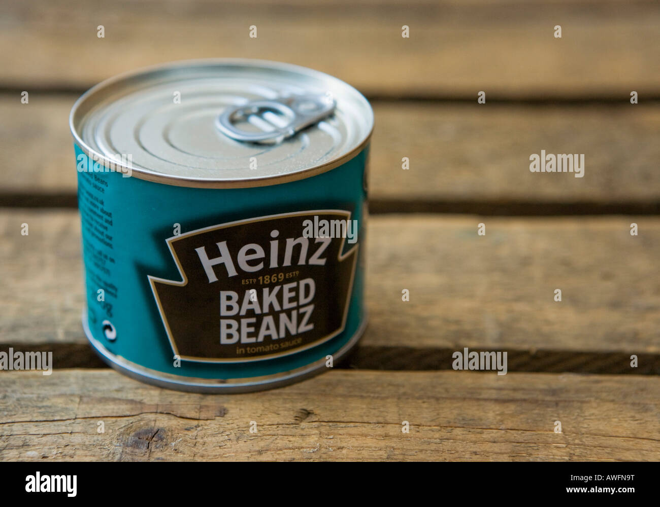 One can of Heinz Baked Beanz Stock Photo