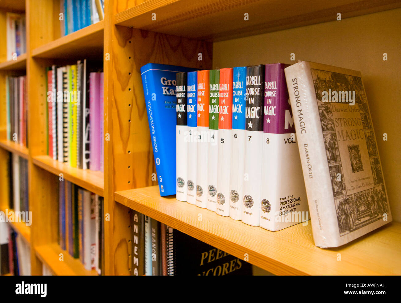 Occult-themed library Stock Photo