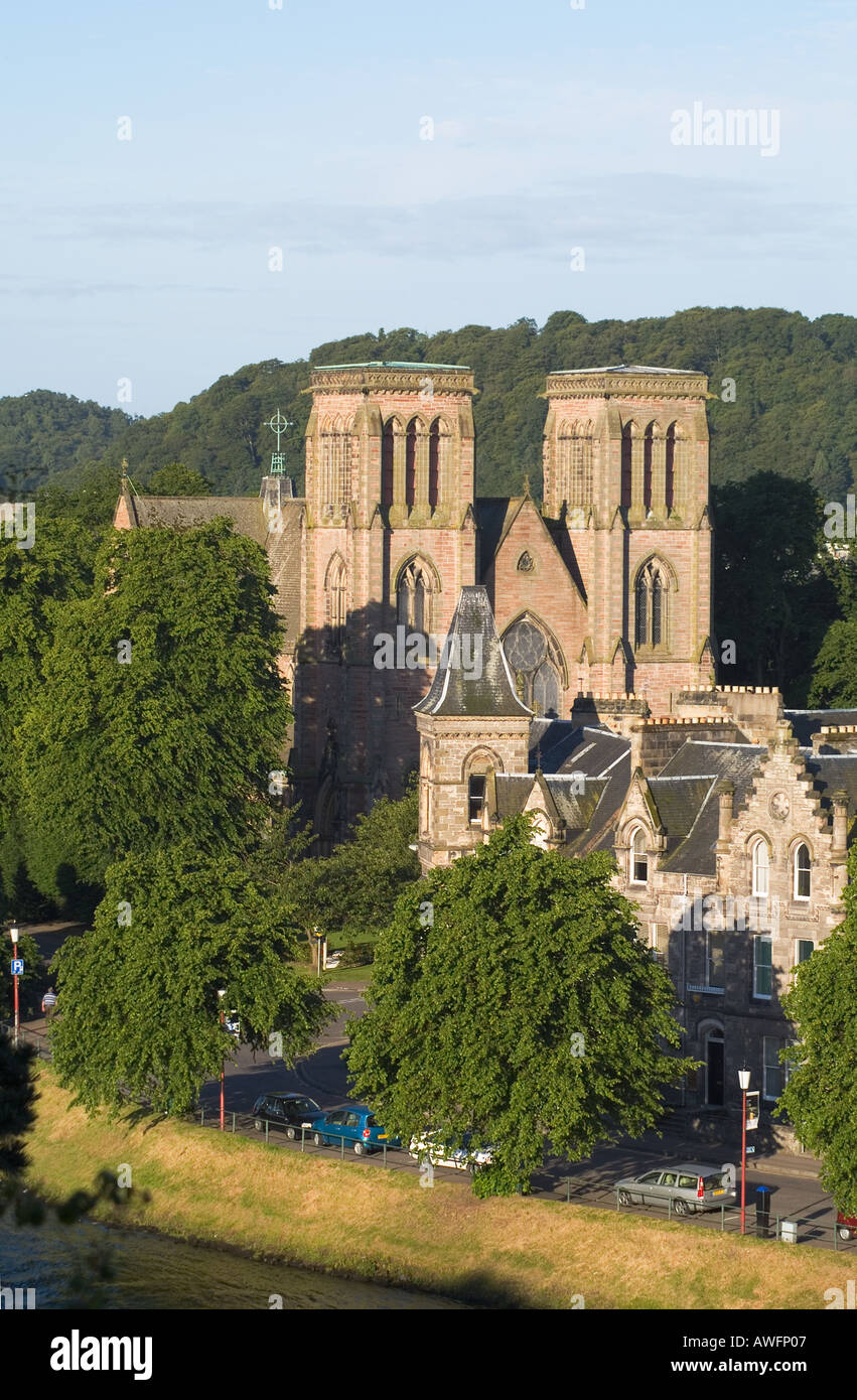dh Cathedral INVERNESS INVERNESSSHIRE st andrews cathedral river ness highlands scotland Stock Photo