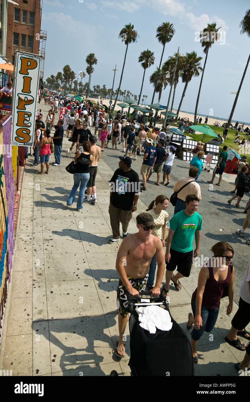 Venice Beach Boardwalk, California, USA Stock Photo - Alamy