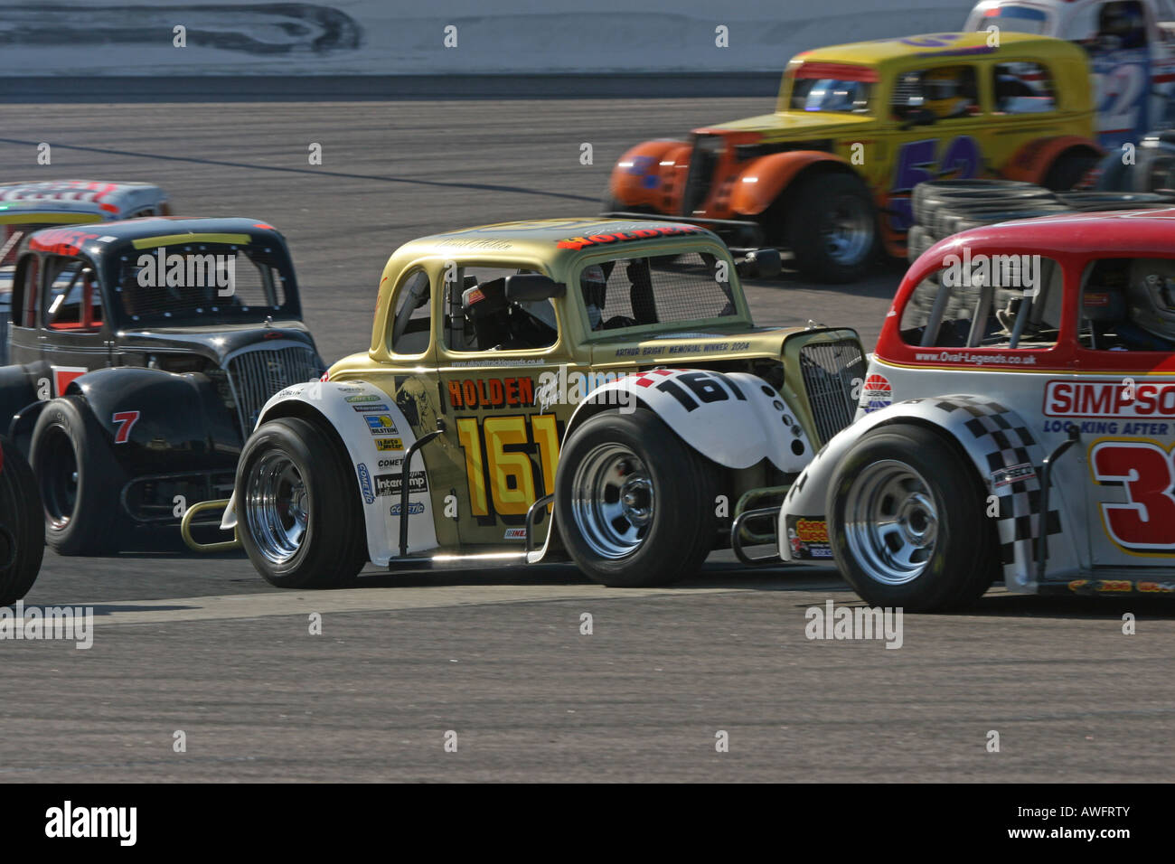 Legend stock cars racing Stock Photo Alamy