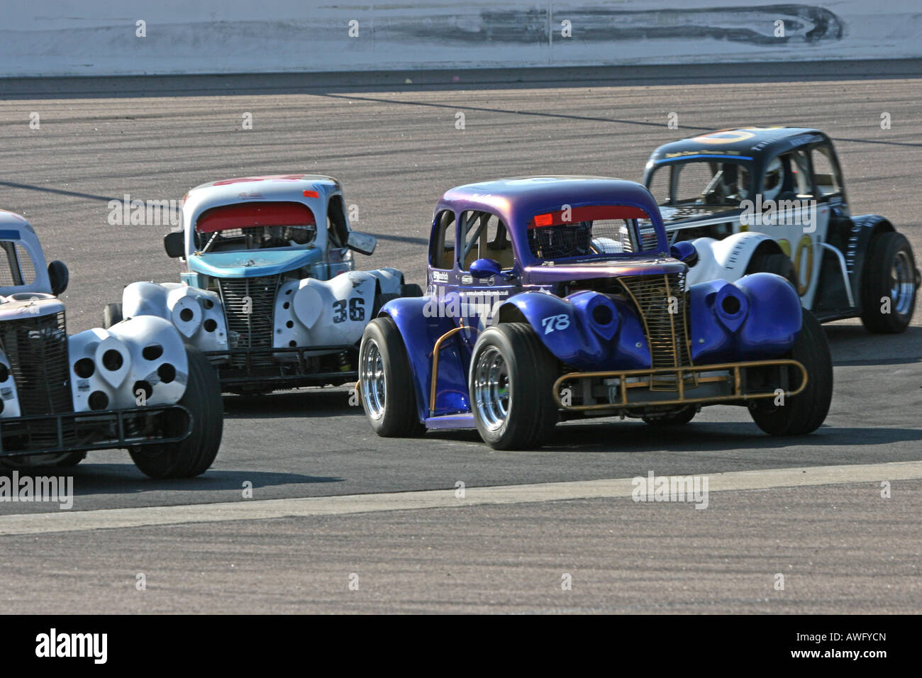 Legend stock cars racing Stock Photo Alamy