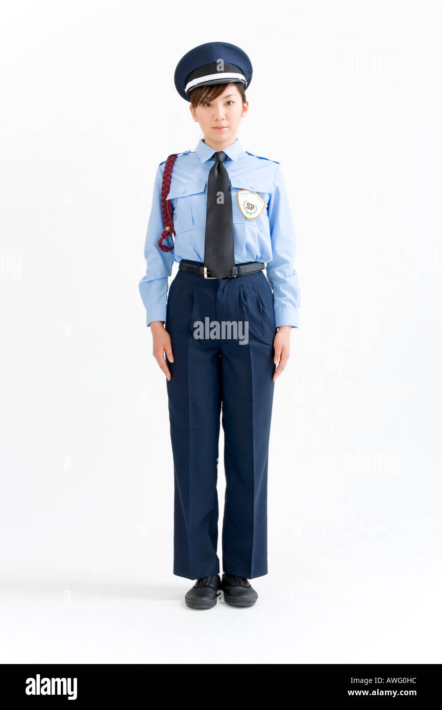 A Female Security Guard Standing Stock Photo Alamy a-female-security-guard-standing-stock-photo-alamy