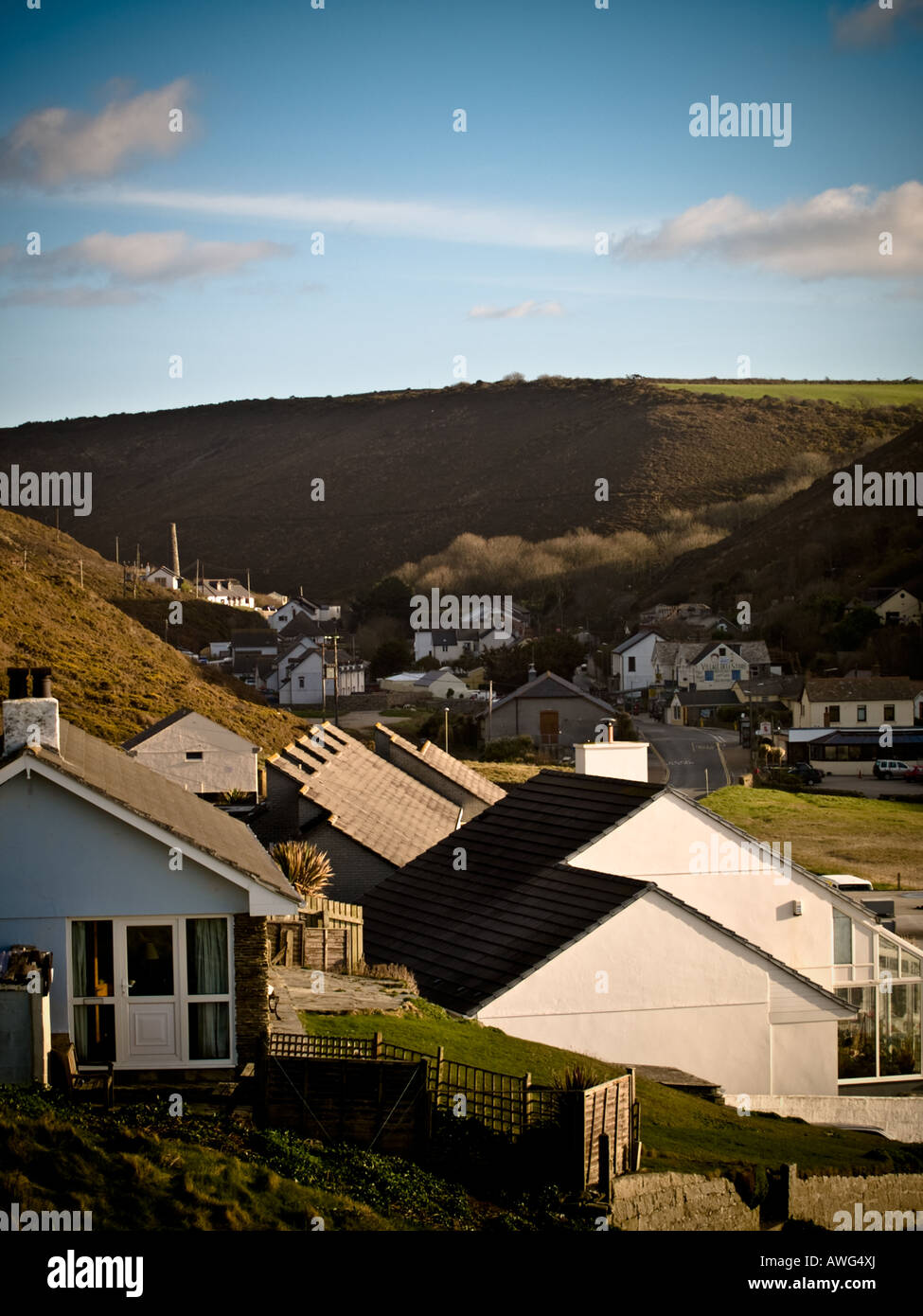 Porthtowan Stock Photo