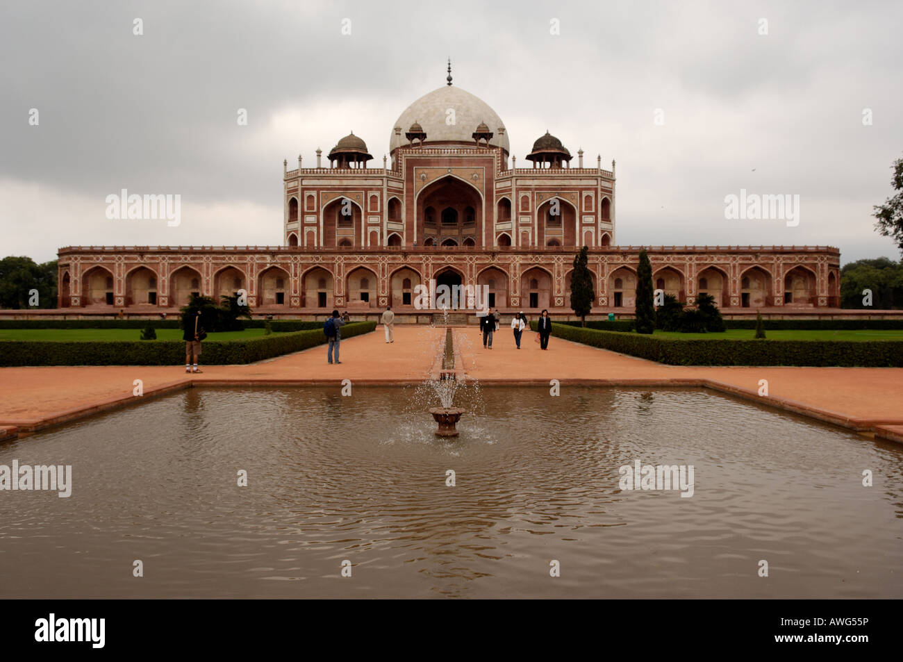 Humayun's tomb New Delhi, India. UNESCO World Heritage Site Stock Photo ...
