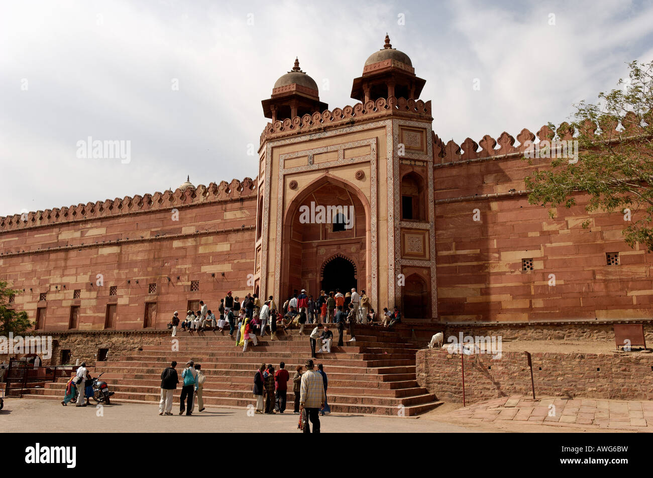 Entrance to Fatehpur Sikri, Agra,Uttar Pradesh, India. UNESCO World