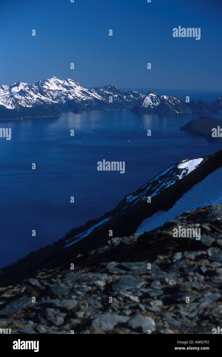 atop of Mtn Marathon Seward Alaska Stock Photo Alamy