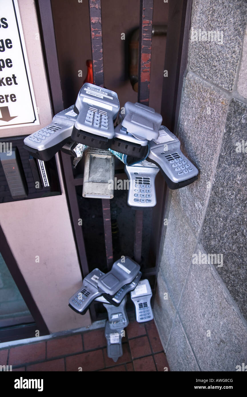 Real estate lock boxes San Diego, California, USA Stock Photo Alamy