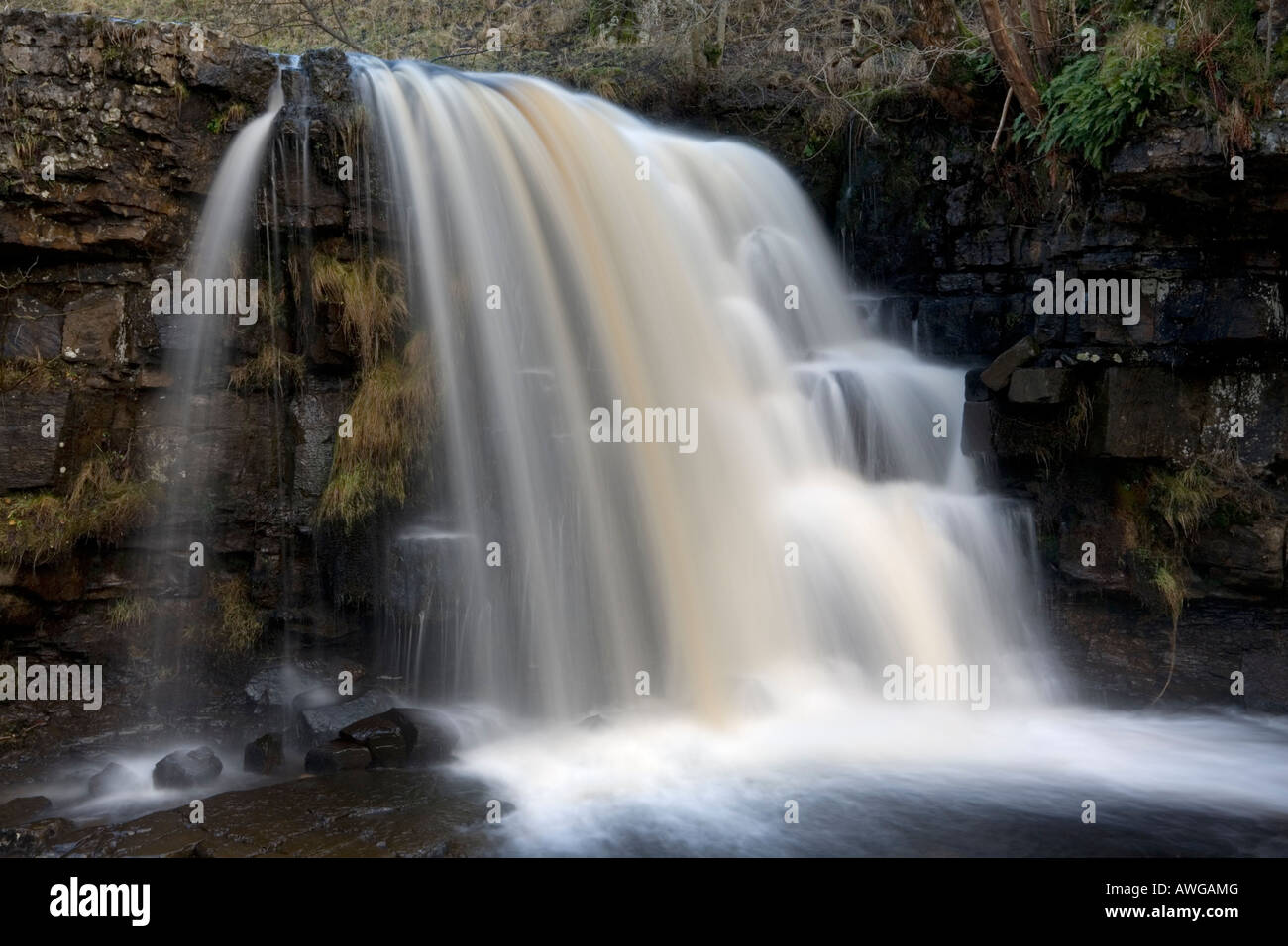 East Gill Force near Keld in Swaledale Stock Photo