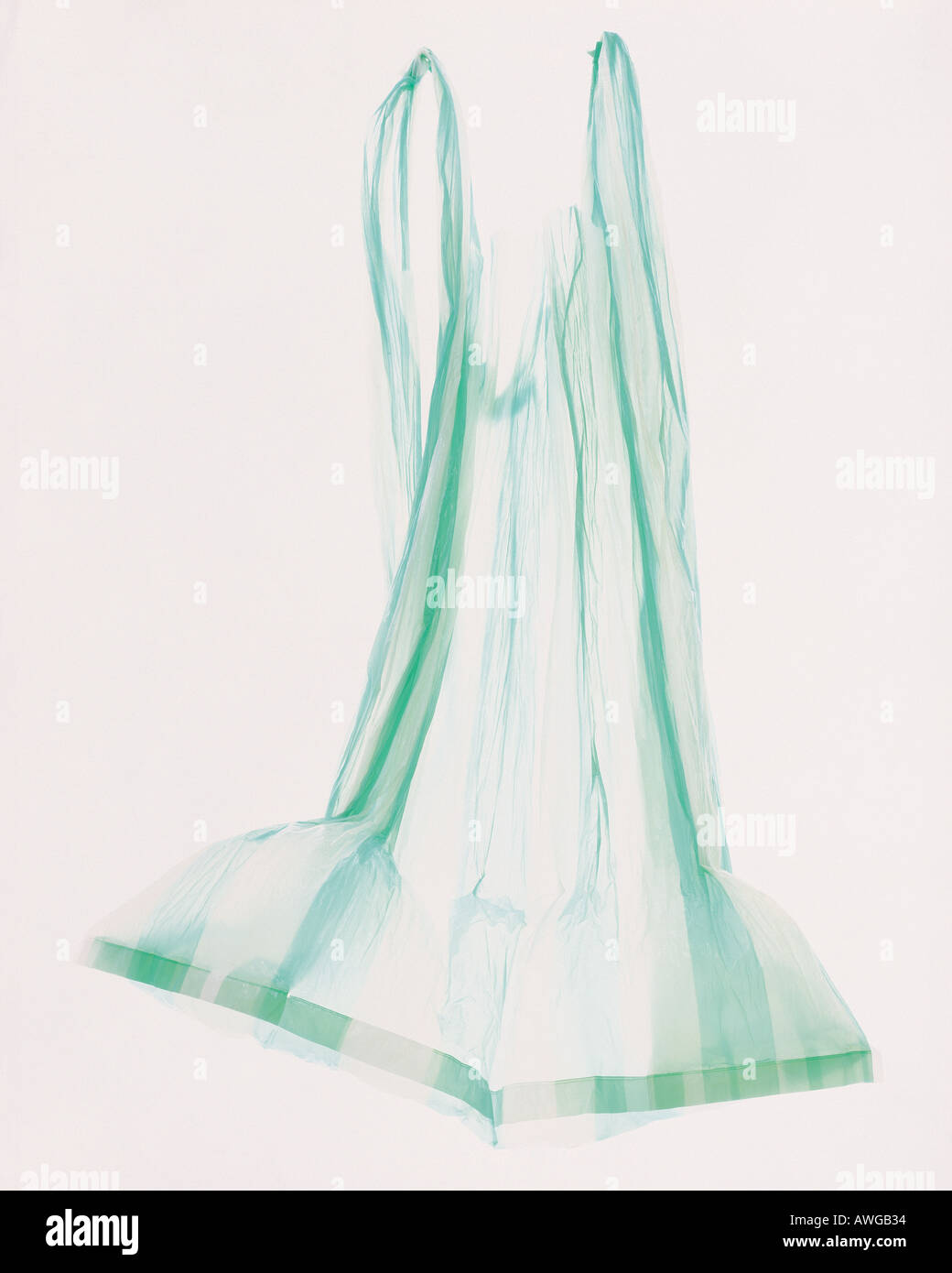 A green plastic bag Stock Photo Alamy