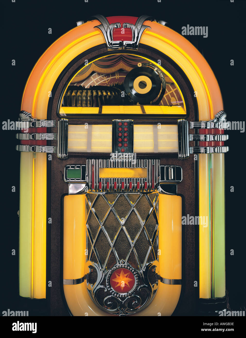 Vintage juke box hi-res stock photography and images - Alamy