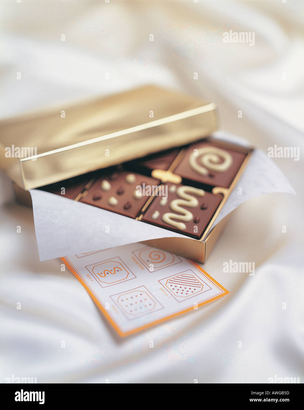 A box of chocolates Stock Photo