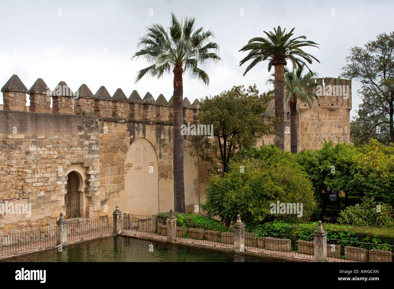 Cordoba: Alcazar de los Reyes Cristianos: Gardens Stock Photo - Alamy