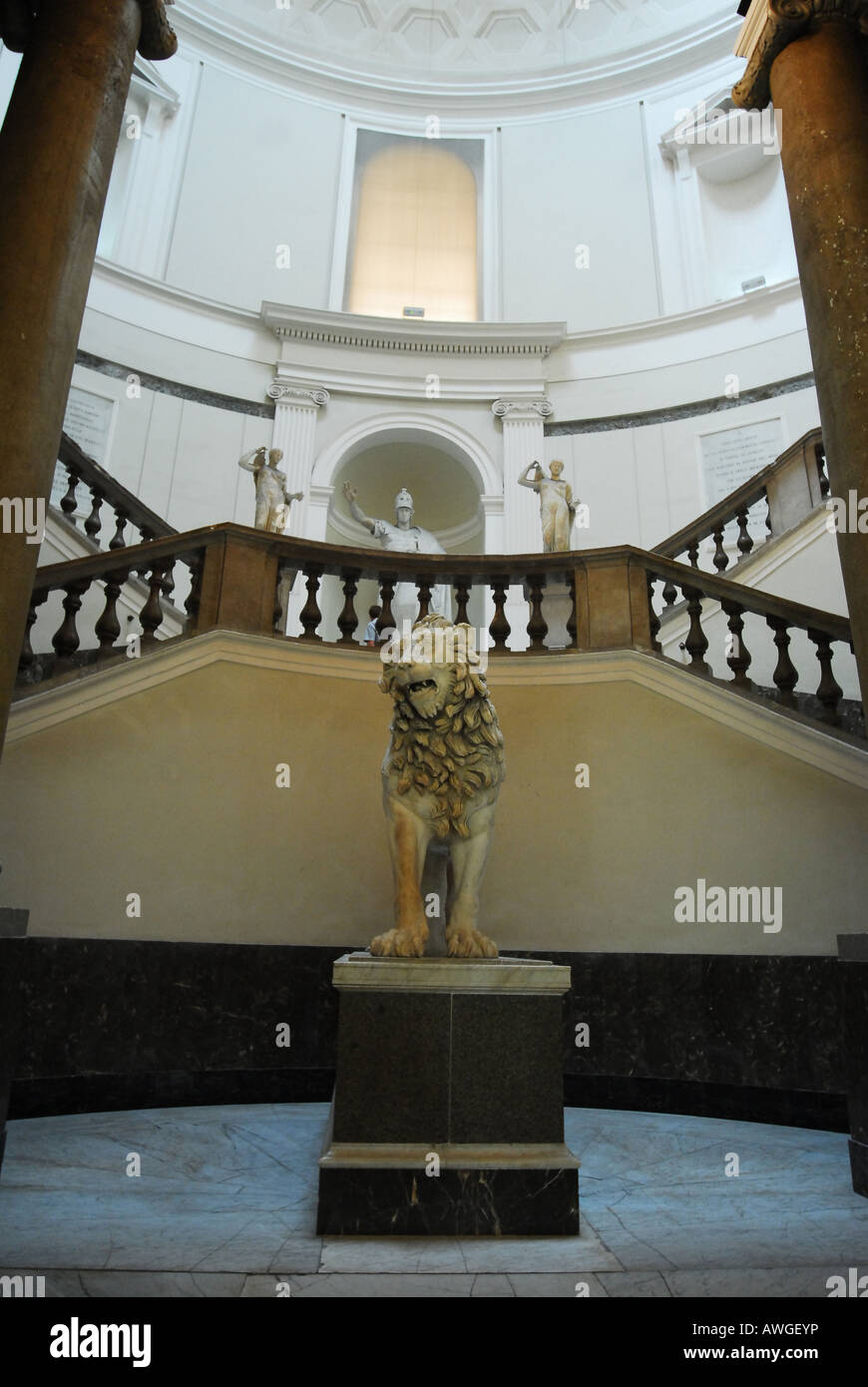 Mann Museo Archeologico Nazionale in Napoli - Campania South Italy Europe Stock Photo