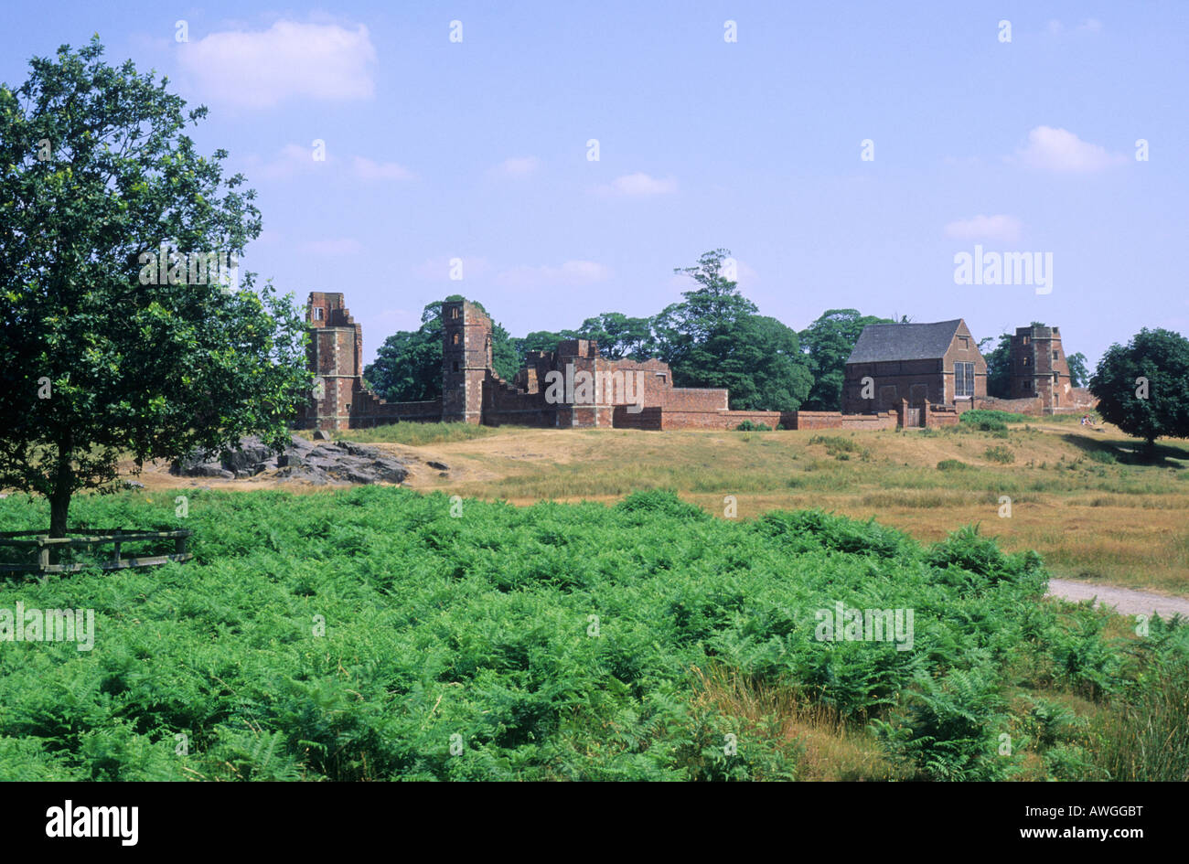 Bradgate House Bradgate Park Leicestershire UK England ruins home of