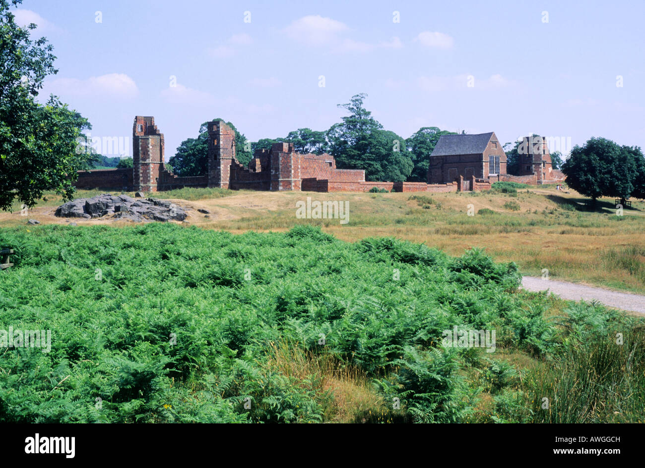 Bradgate House Bradgate Park Leicestershire UK England ruins home of