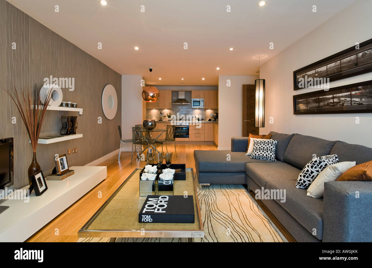 View of Showhouse interior London Stock Photo - Alamy