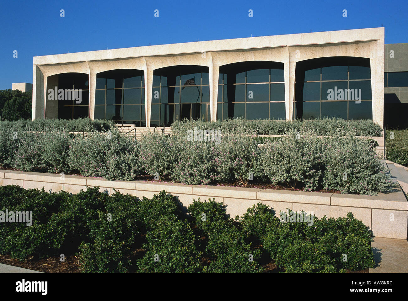 USA, Texas, Fort Worth, Amon Carter Museum, façade, housing American Art of the Wild West, Stock Photo