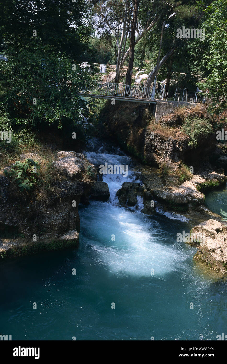 Mediterranean Turkey, Selale Waterfall on Tarsus River Stock Photo