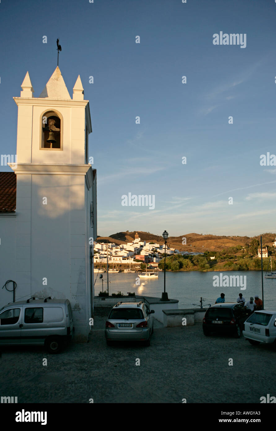 This view looks across the fortified Portuguese village of Alcoutim and