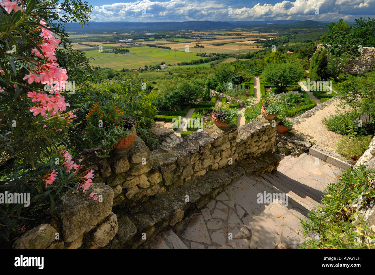 Herbs Garden in Provence Stock Photo Alamy
