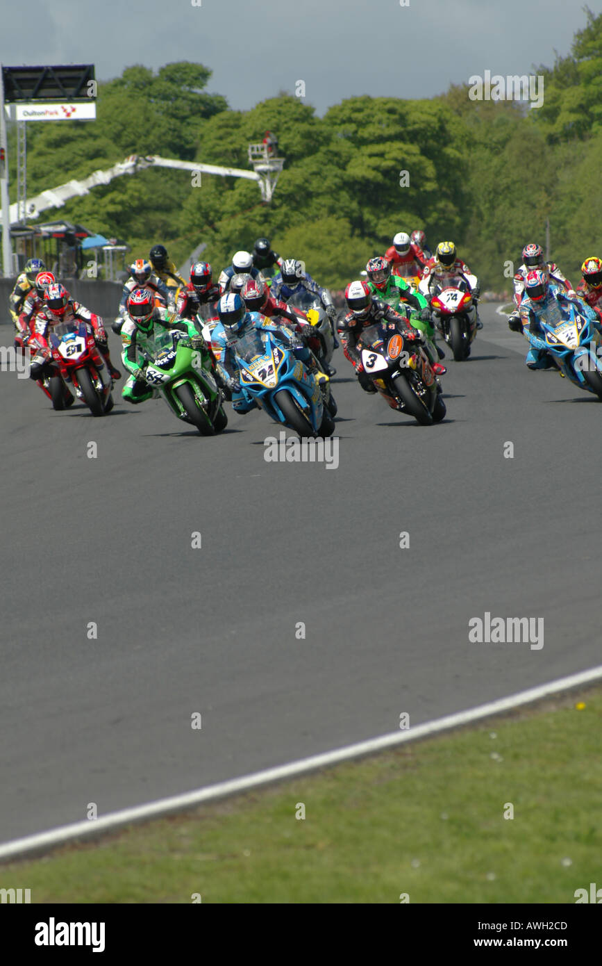 BSB Start at Oulton Park Stock Photo