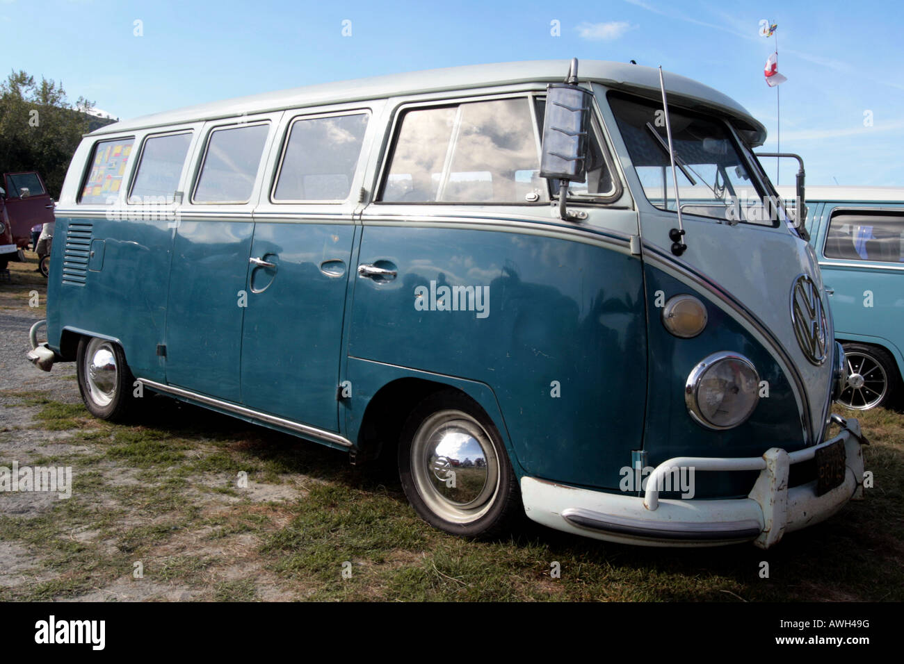 The Kombi Volkswagen Camper Van model is a utility vehicle that has  achieved both classic and cult status during its production Stock Photo -  Alamy