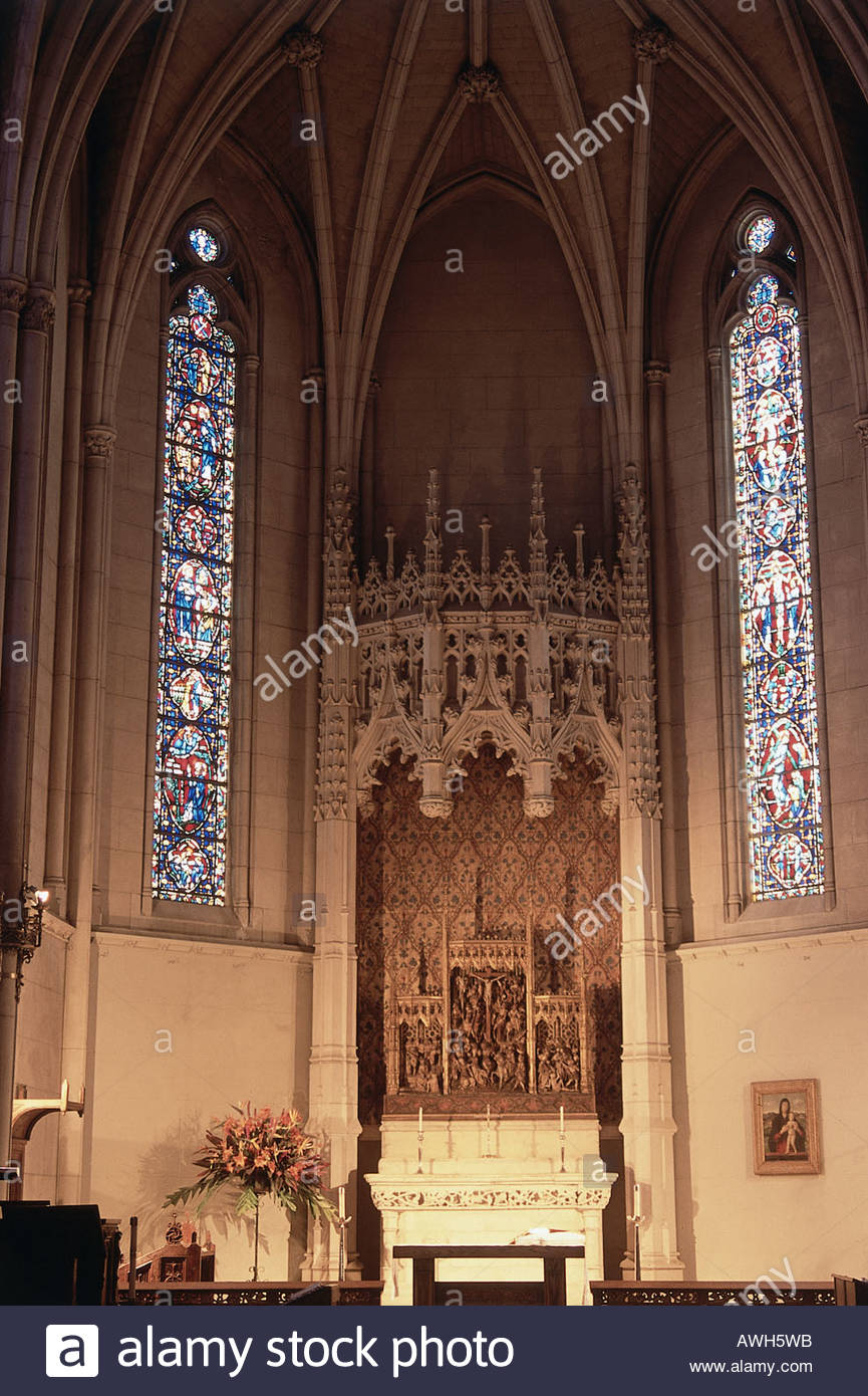 Grace Cathedral San Francisco Interior Stock Photos & Grace Cathedral