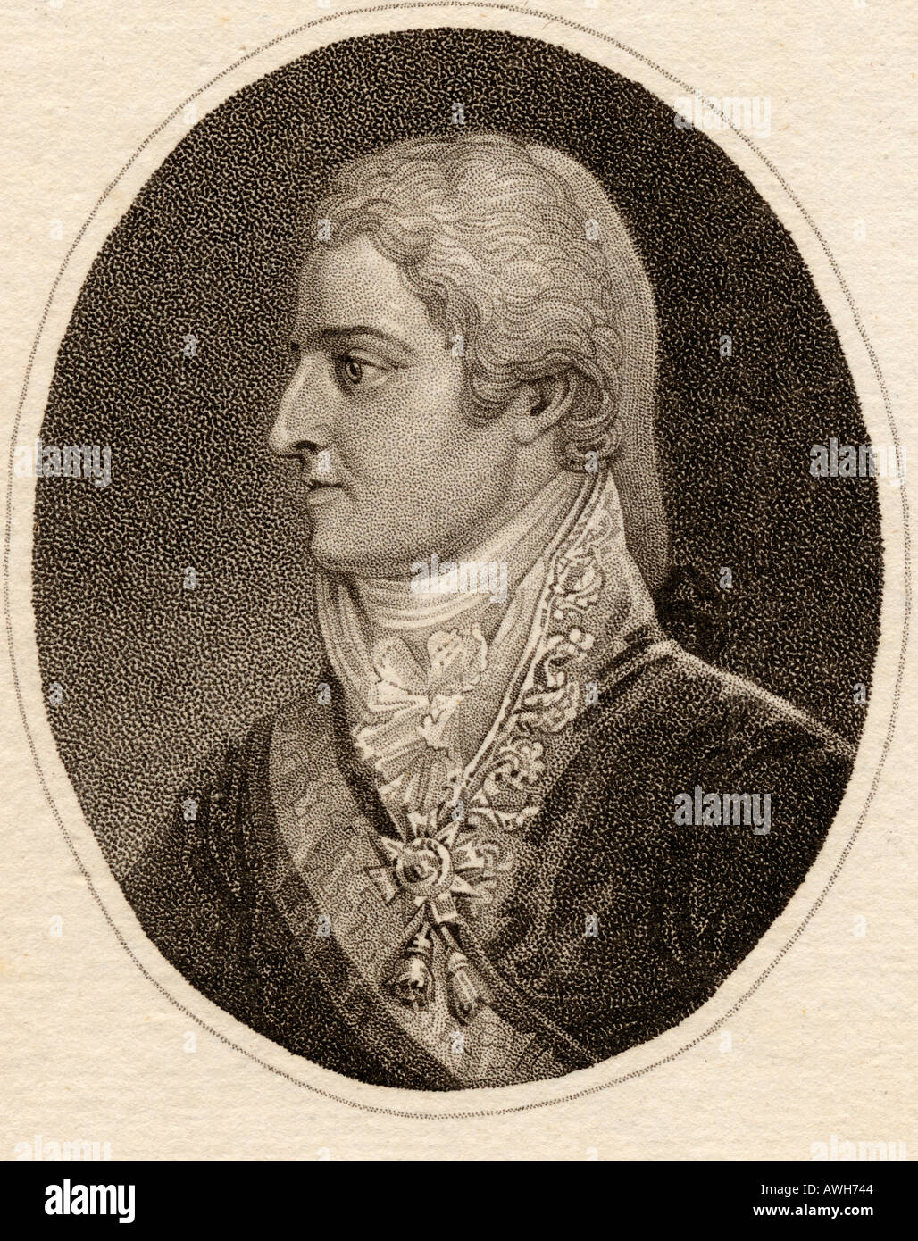 Ferdinand VII, 1784 - 1833, aka Ferdinand the Desired. King of Spain, 1808 - 1833. Stock Photo