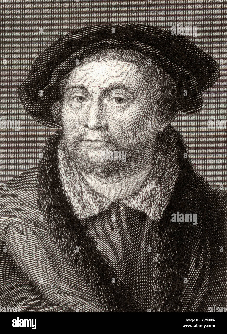 Martin Luther, 1483 -1546.  German professor of theology, composer, priest, monk and religious reformer. Stock Photo