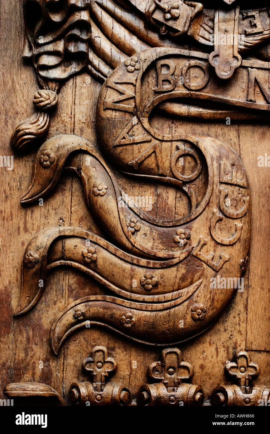 The great west door of bath abbey hi-res stock photography and images ...