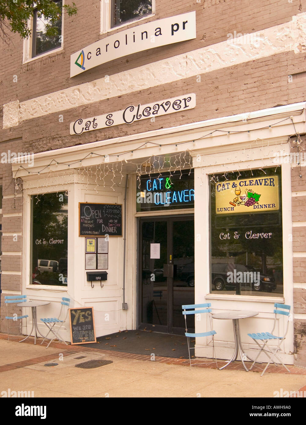 Cat And Cleaver restaurant Columbia South Carolina USA Stock Photo Alamy