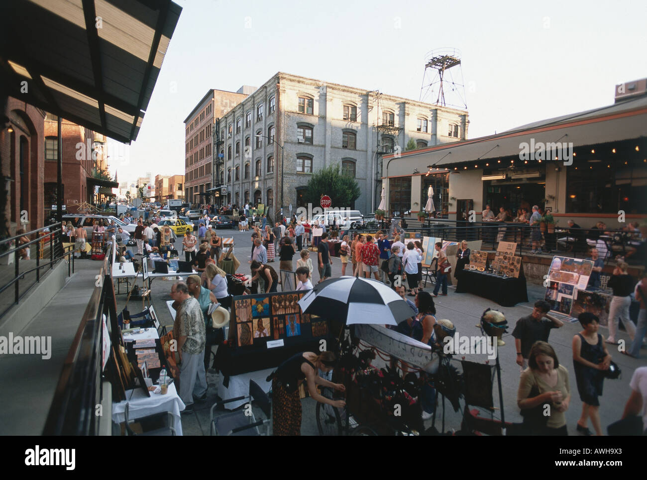Portland oregon pearl district hires stock photography and images Alamy