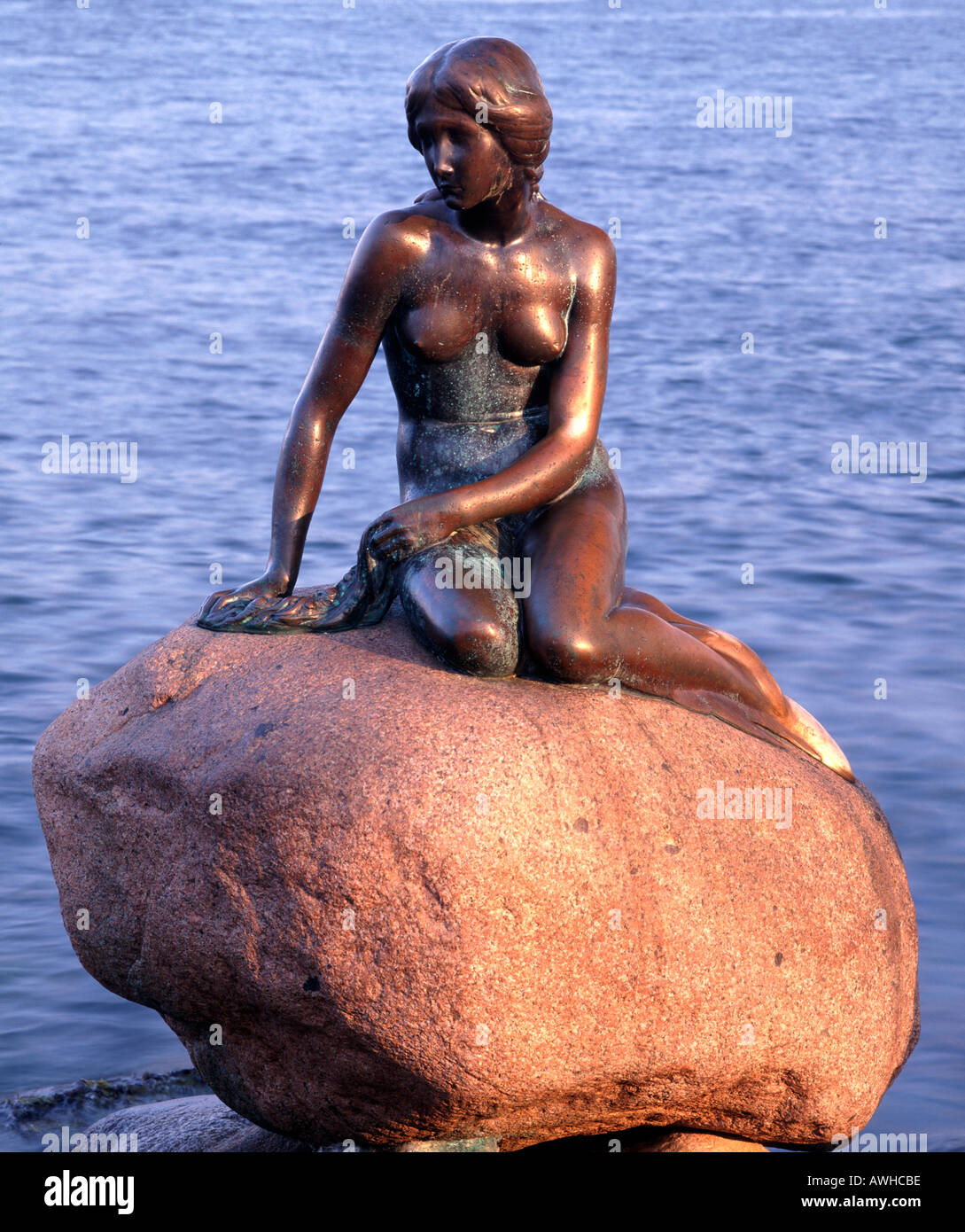 The Little Mermaid, Copenhagen, Denmark Stock Photo